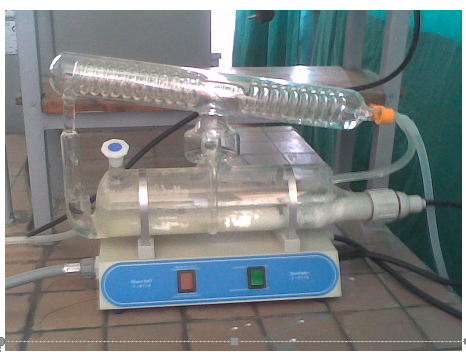 SINGLE stage glass DISTILLATOR
